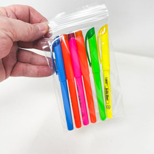 Pack of Six Bic Highlighters