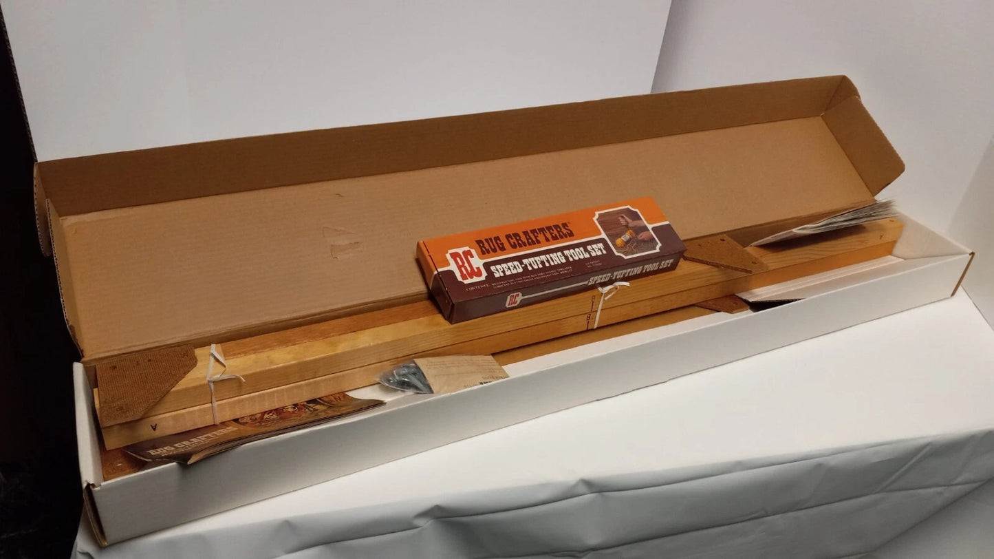 Vintage Rug Crafters Brand Rug Tufting Frame