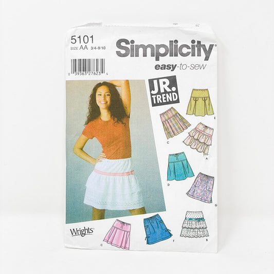Simplicity Pattern - Skirt - 5101 - 2000's